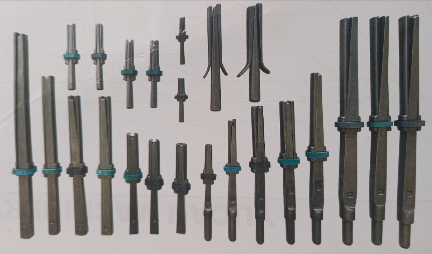 Modelos de cuñas manuales en diferentes diámetros
