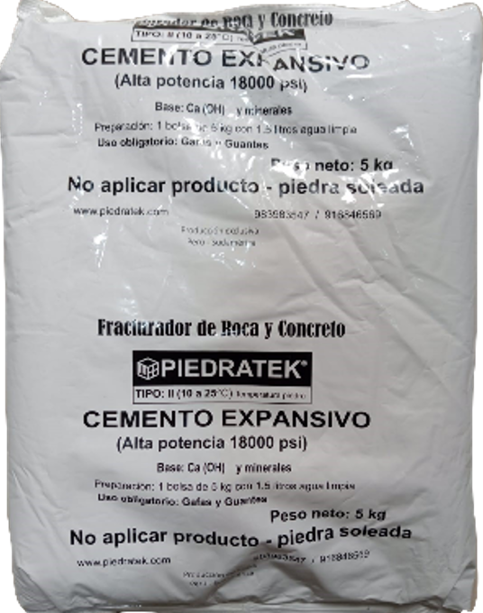 PIEDRATEK BOLSA 5 kg